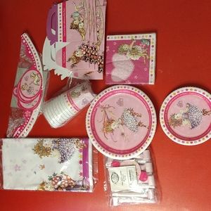 Vintage Fancy Nancy Birthday Party Decoration Bundle
